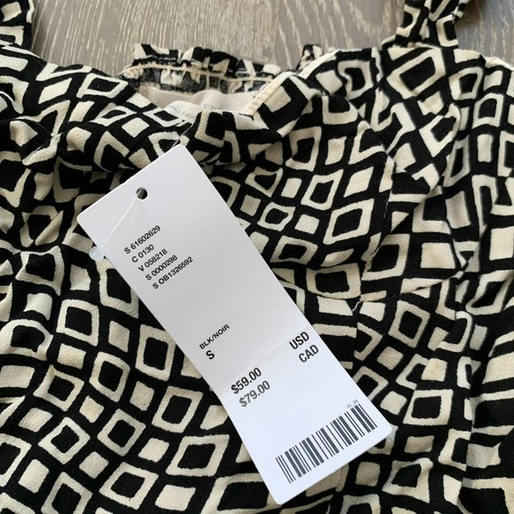 Urban Outfitters Tie-Shoulder geo print mini dress - Picture 13 of 16